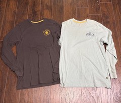 Howler Brothers Men’s Long Sleeve Shirt, Lot Of Two Size Medium