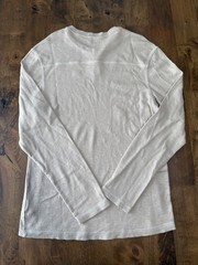 EUC Mens BKE henley long sleeve tan tshirt stretch size M