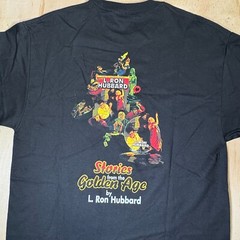 L Ron Hubbard Stories From The Golden Age 2008 T-shirt Unworn