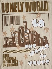 Eighty Eight T-Shirt Men’s Sz XL Lonely World Los Angeles LA City of Dreams Tee