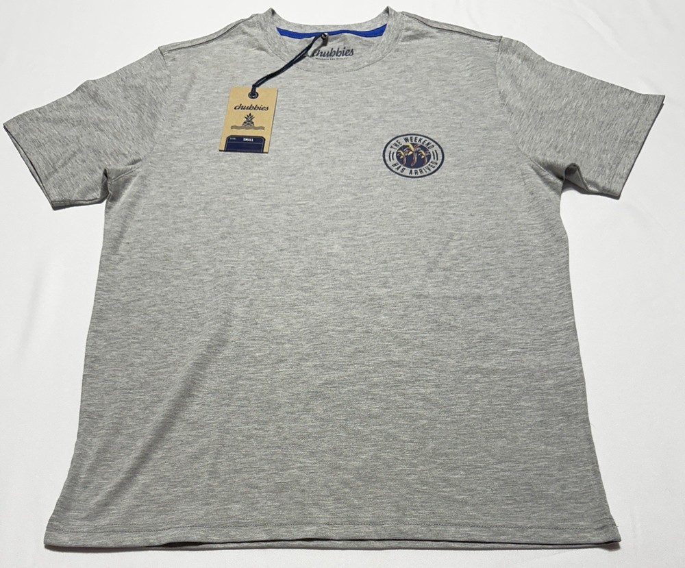 Chubbies The Weekend Has Arrived T Shirt Mens Size Small Short Sleeve NWT New
