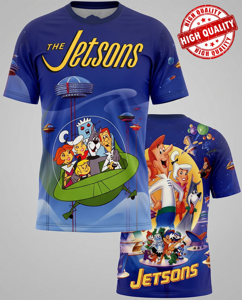 The Jetsons Family Movie 3D AOP Poster Shirt Unisex Size S-6XL EM1750
