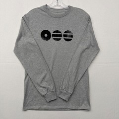 BTS Gray Men’s Long Sleeve Cotton Jersey Graphic Tee Small