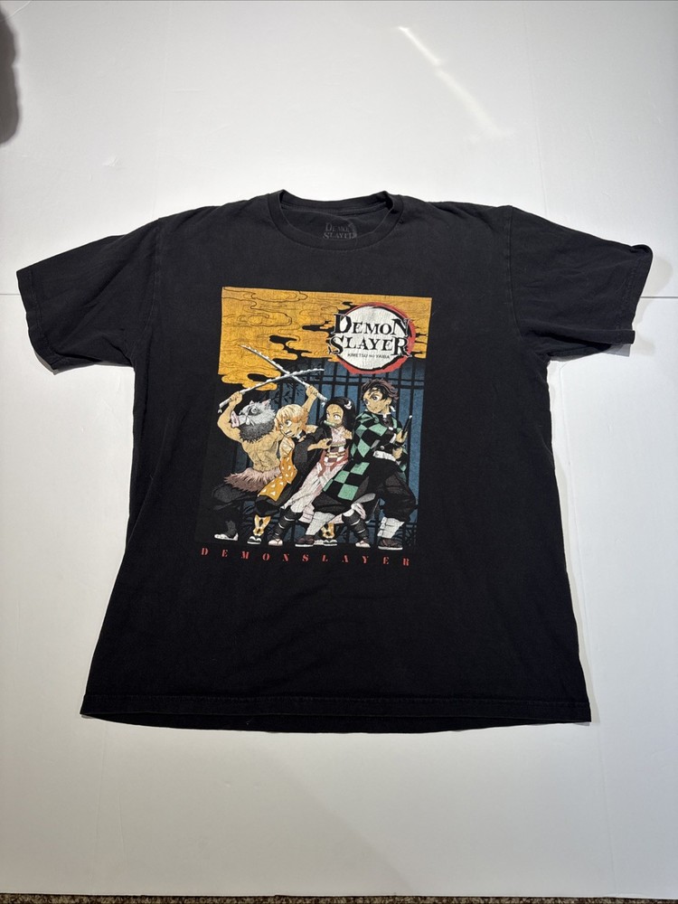 Demon Slayer Kimetsu No Yaiba Anime Manga Character Graphic T-Shirt Size Large