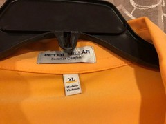 Peter Millar Golf Shirt Polo CS Summer Comfort Light MS23EK01S Size: XL $95.00