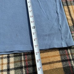 Vintage 90s Polo Ralph Lauren V Neck T Shirt Blue Mens XL Made In USA Old Money