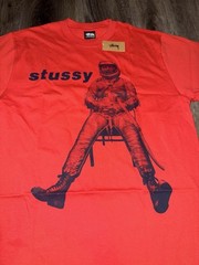 Stussy “Astronaut Tee” – Medium – Red / Cayenne – NWT Unreleased 2025