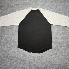 Vintage-style biker raglan baseball tee Size Large