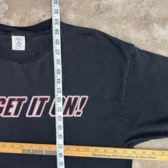 Vintage Tommy Boy Records Shirt Size XL Black Jock Rock 2000 Let’s Get It On