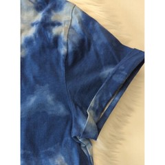 Hollister Must-Have Collection Blue Tie Dye Men’s XS NWT Curved Hem