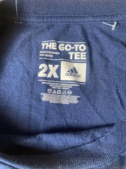 ADIDAS Michigan Wolverines Basketball NCAA The Go-To Tee SZ 2XL-NWOT