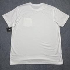 NWT Eddie Bauer Men’s Large T-Shirt Pocket White Crewneck Short Sleeve