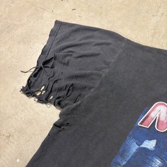 Vintage Million Woman March Shirt Mens 2XL Black 90s Rap Tee Faded Thrashed USA