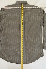 Orvis Country Twill Shirt Men L Check ButtonDown Long Sleeve Casual Dress Cotton