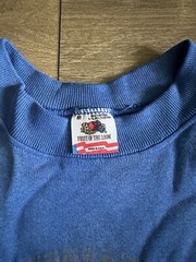VTG Castle Air Force Base Fighter Jet Sweater Sz M Blue