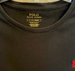 Polo Ralph Lauren Men’s Custom Slim Fit Jersey Crewneck T-Shirt Black M L