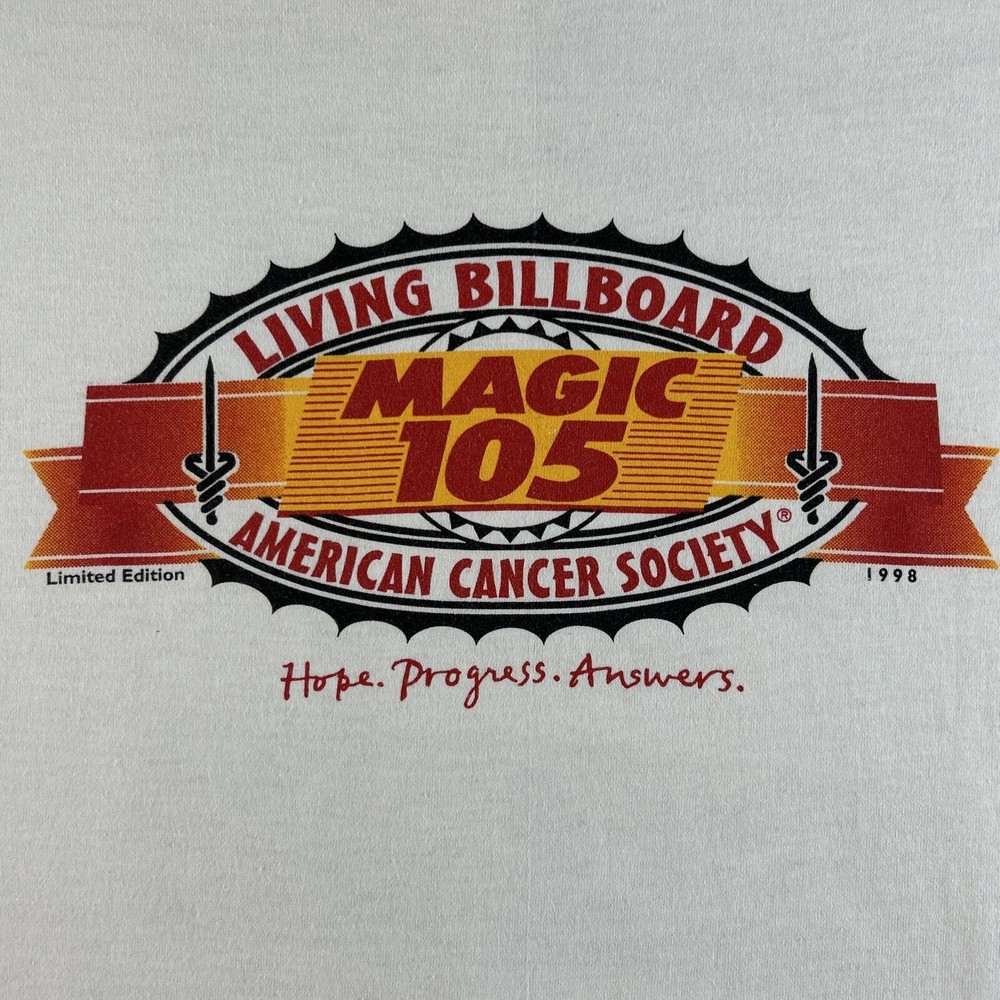 Magic 105 Jennings Osborne Arkansas Shirt Mens 2XL VTG Living Billboard 90s 3944