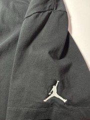 Jordan Shirt Men XL Black Embroidered Wordmark Jumpman Logo Nike Air Tee 91