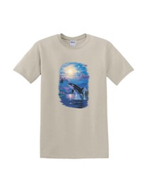 T-shirt small to 3xL – ORCA whale JOYFUL time sealife resort beach nautical fun