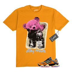 9060 Sun Glow Team Sky Blue Orange Black T Shirt to Match STAY