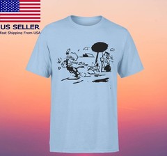 Pulp Fiction Jules Krazy Kat Men’s Light Blue Size S-5XL