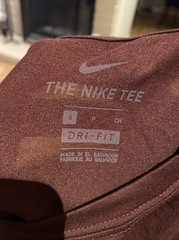 New! Nike Tee Dri-fit Swoosh Logo Trainning Anti-Odor Men Size Small CU8475-068