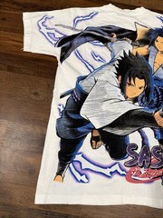 VTG Naruto Sasuke Shirt Anime Shippuden Shonen Jump Bleach One Piece BOOT AOP