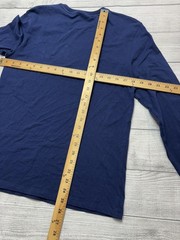 APT. 9 Shirt Mens Small Blue Premier Flex Long Sleeve Tagless Tee Casual