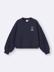 Pokémon Peaceful Place GU Pokepeace Combination Sweat Pullover NAVY Espurr
