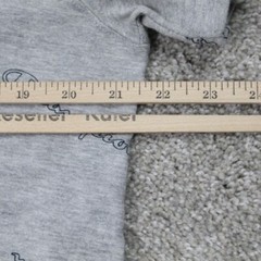Champion AOP Shirt NWT Mens Large Gray All Over Cotton/Poly Blend S/S Pullover