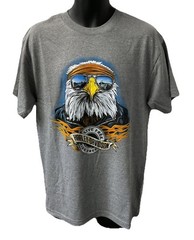 Harley Davidson Men’s Brother Eagle Short Sleeve T-Shirt Gray 3002854-MDGH