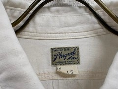 Phigvel Selvedge Chambray Shirt White Size M PMQ-LS09
