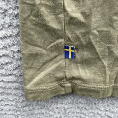 Fjallraven T-Shirt Men Medium Green Outdoor Minimalist Gorpcore Travel Cabin 90s