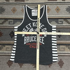 Roots Of Fight Tank Top Mens XL Gray Bruce Lee Martial Arts Sleeveless Shirt C3
