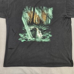 Vintage Trees of Mystery Shirt Mens XL Forest Waterfall Nature Made USA 90s