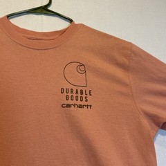 Carhartt Durable Goods Tshirt Short Sleeve Mens Medium Loose Fit Peach