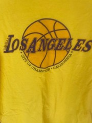 vintage famous stars and straps LA logo sunshine yellow