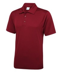 Just Cool Awdis Polo T-shirt Plain Casual Short Sleeve 100% Polyester JC040