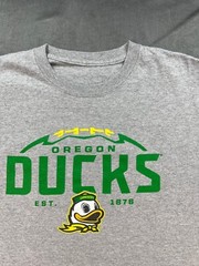 Gray Oregon Ducks Shirt Med No tag University College Football Sports Quack Y2k