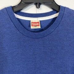 Homage T Shirt Mens Blank Blue Medium M Heathered M