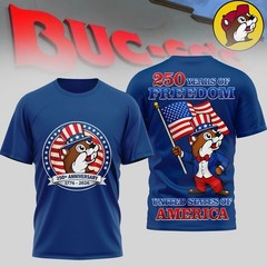 Buc-ee’s 250 Years of Freedom Shirt 1776-2026 America 250th Anniversary Tee