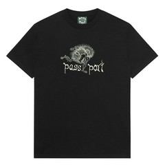 Brand New Mens Pass~Port Banksia T-shirt Black
