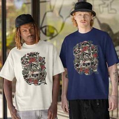 Classic Streetwear Men’s Oversized Round Neck T-Shirt – Trend Edition