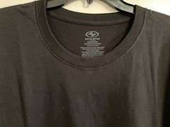 Athletic Works Men’s size 4XL Solid Black Lightweight Breathable T Shirt NWT