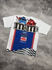 Vintage Y2K M&M’s Men’s T-Shirt Racing Tee Big Logo Rare Hype Streetwear