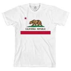 California State Flag T Shirt Cali Republic CA *ALL SIZES & NEW*
