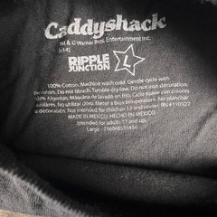 Ripple Junction Caddyshack T-Shirt Mens Large Black Gopher Movie Graphic Tee 80s