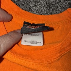 Harley Davidson XL- Highland Lavale, Maryland Bright Orange T-Shirt