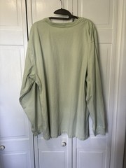 Carhartt Loose Fit Mens Size XL Long Sleeve T Shirt Light Green K231 G83 Work