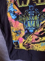 Star Wars “The Mighty Vader” Comic Book Theme Splatter T-Shirt Adult Size Large